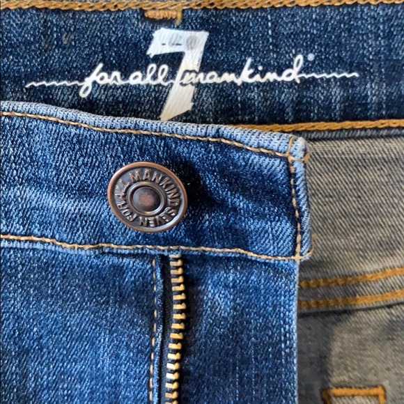 7 For All Mankind Denim Mini - Picture 4 of 5